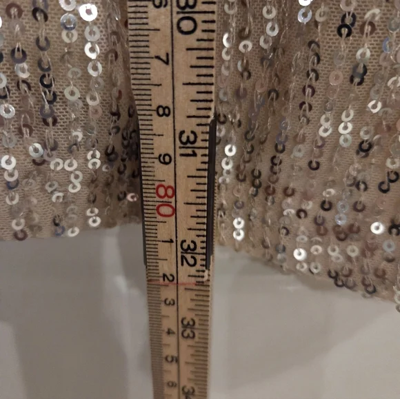 FASHION NOVA DIVINE SHINE SEQUIN ROMPER SIZE MEDIUM NWT - Picture 9 of 9